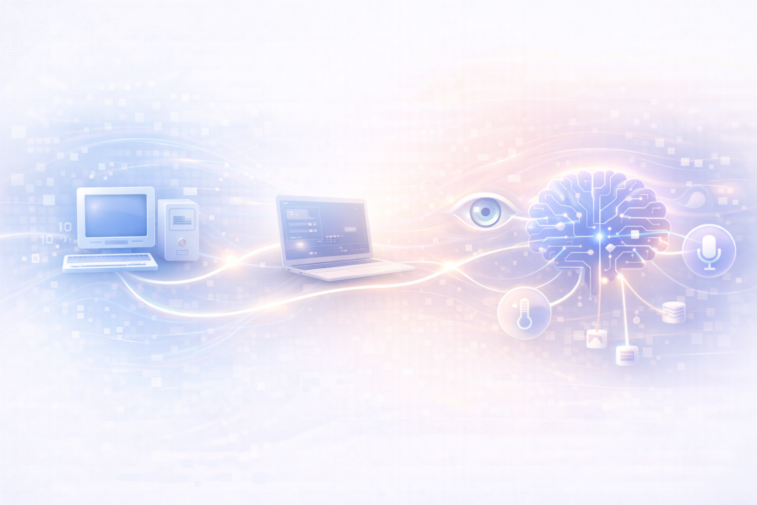 Evolution of AI and machine perception over time
