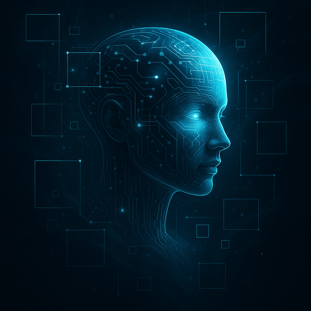 Computer vision example showing AI detecting objects with a subtle digital overlay.