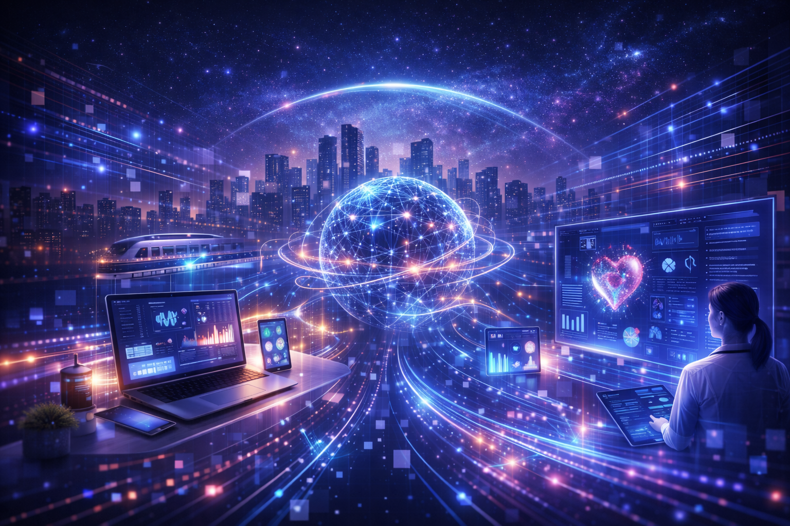 Advanced artificial intelligence systems shaping smart cities and autonomous technology