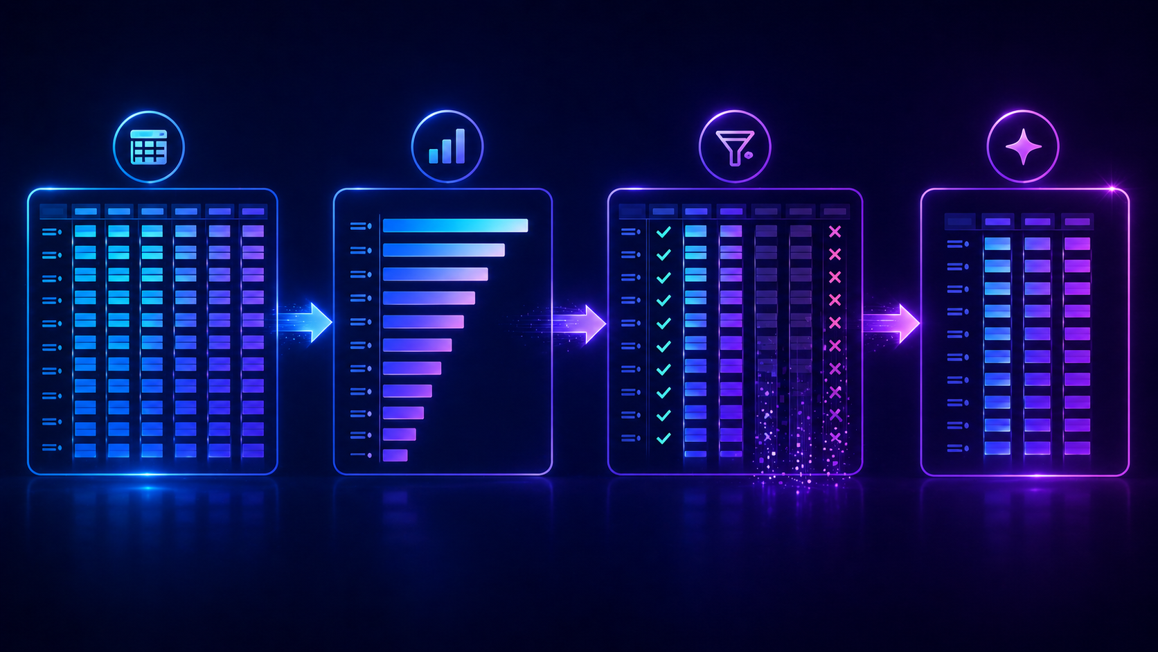 Workflow diagram showing feature selection process removing irrelevant features from dataset