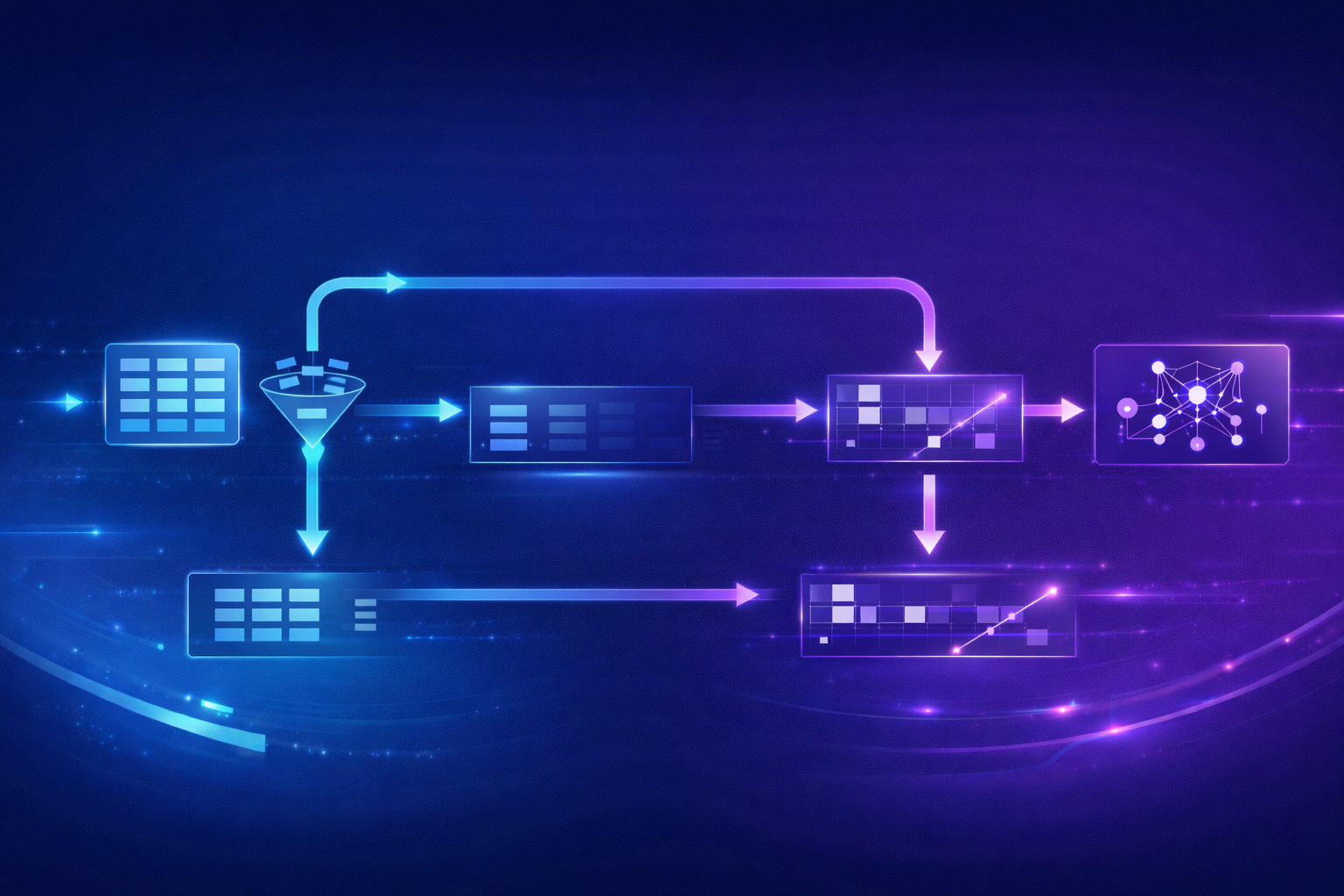Diagram showing how feature selection removes features and feature extraction transforms data in machine learning
