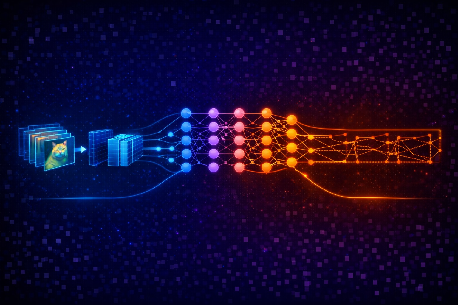 Three types of deep learning architectures including CNN, RNN, and Transformer
