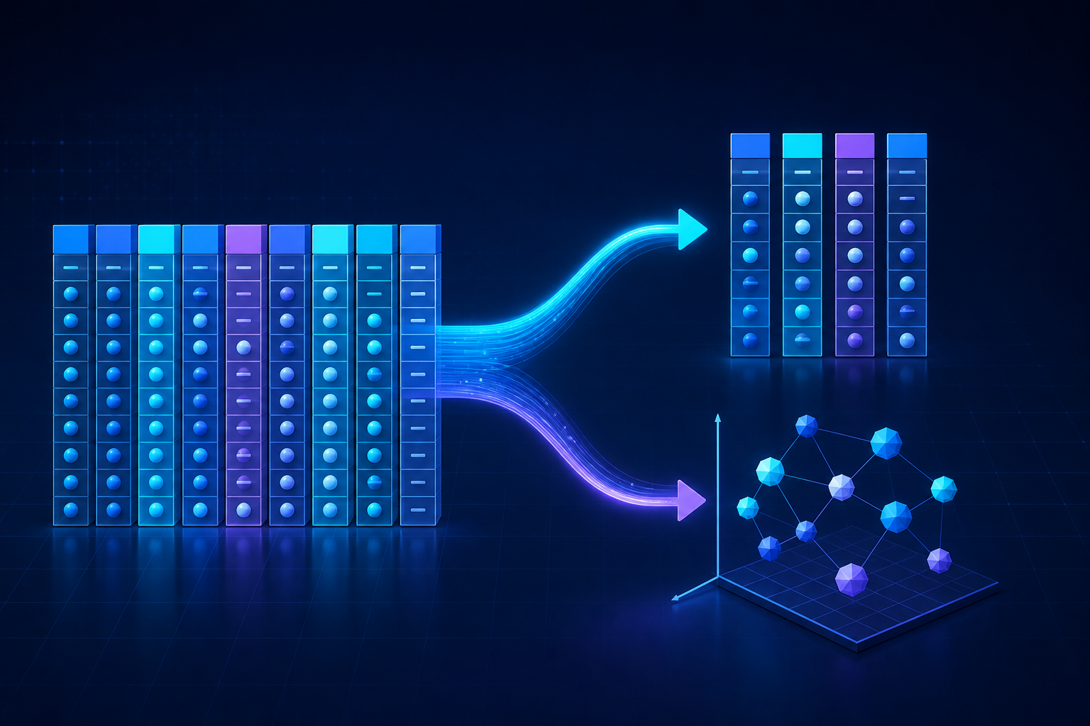 Feature selection keeps original variables while feature extraction transforms data into a new representation